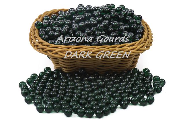 Dark Green Lamp Beads