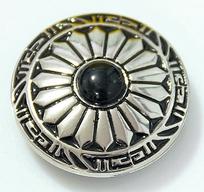 South West Starburst Conchos Silver/Turquoise, Silver/Black, Silver/Coral,or Silver/Purple combinations.