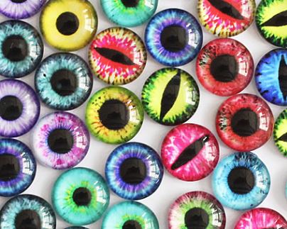 Glass Eye Cabochons