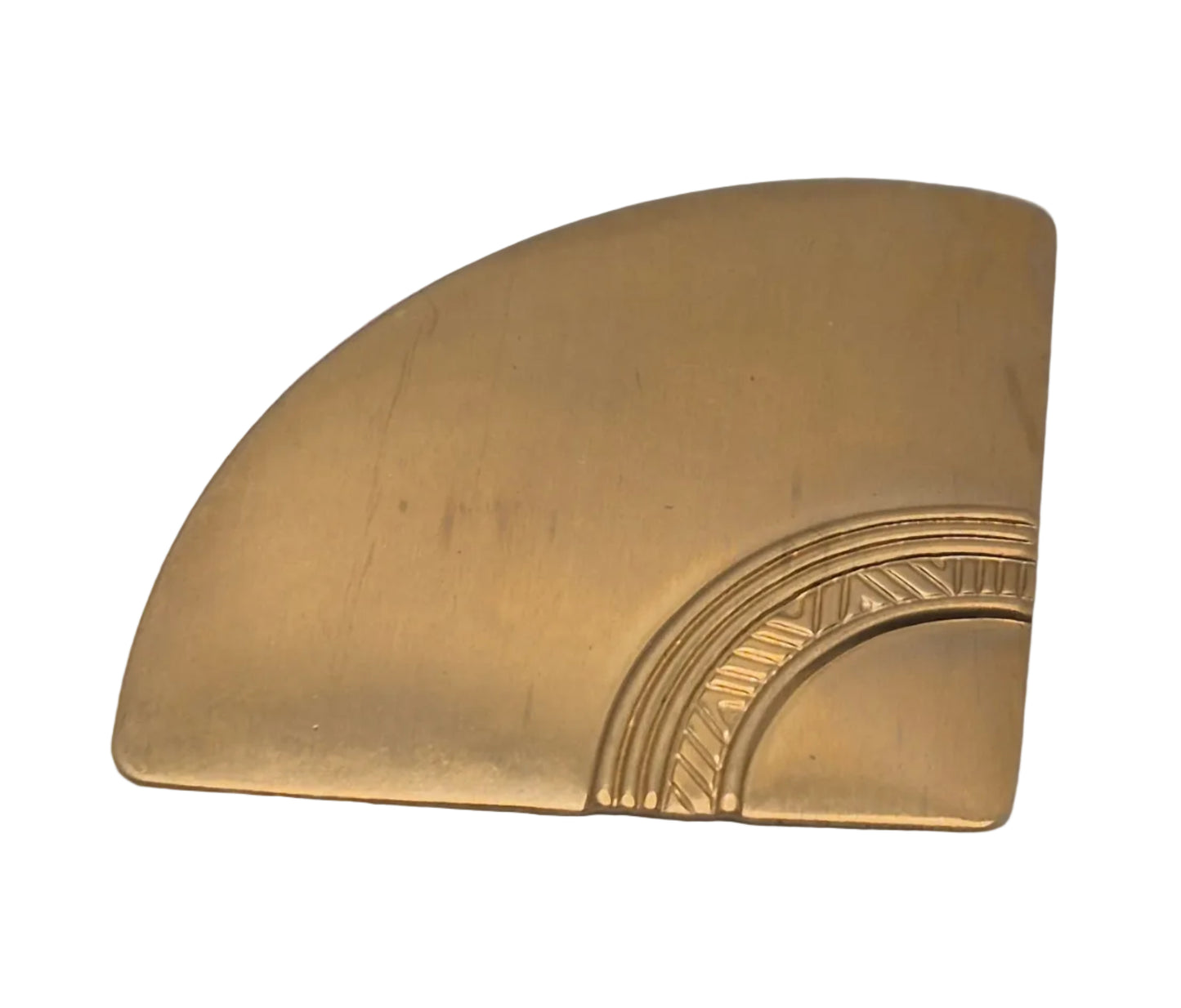 Brass Fan Shaped Embellishment