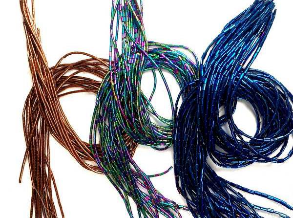 Metallic Hematite Heishi