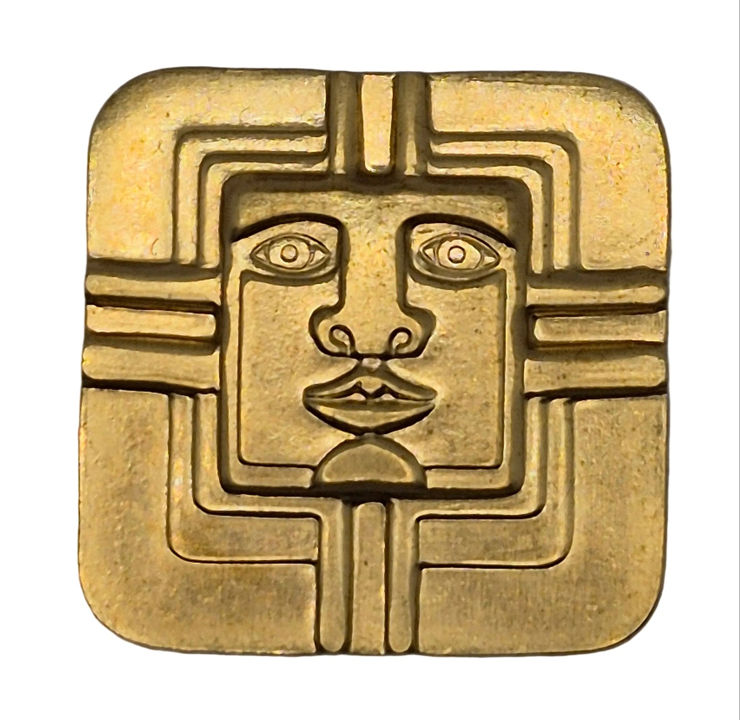 Brass Sun Face