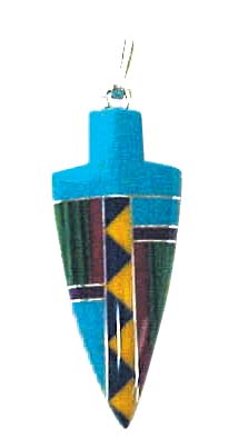 Inlaid Pendant-Arrowhead