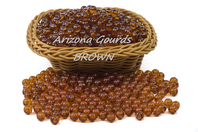 Brown Lamp Beads