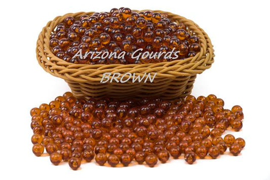 Brown Lamp Beads