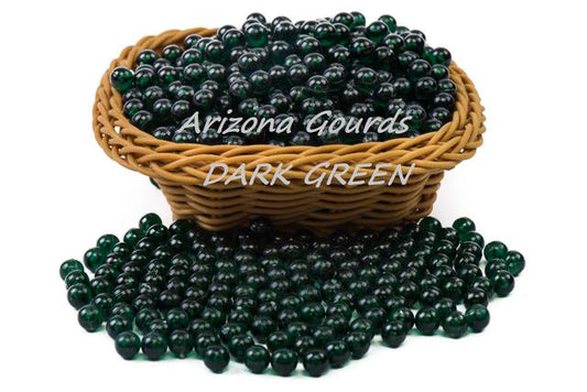 Dark Green Lamp Beads