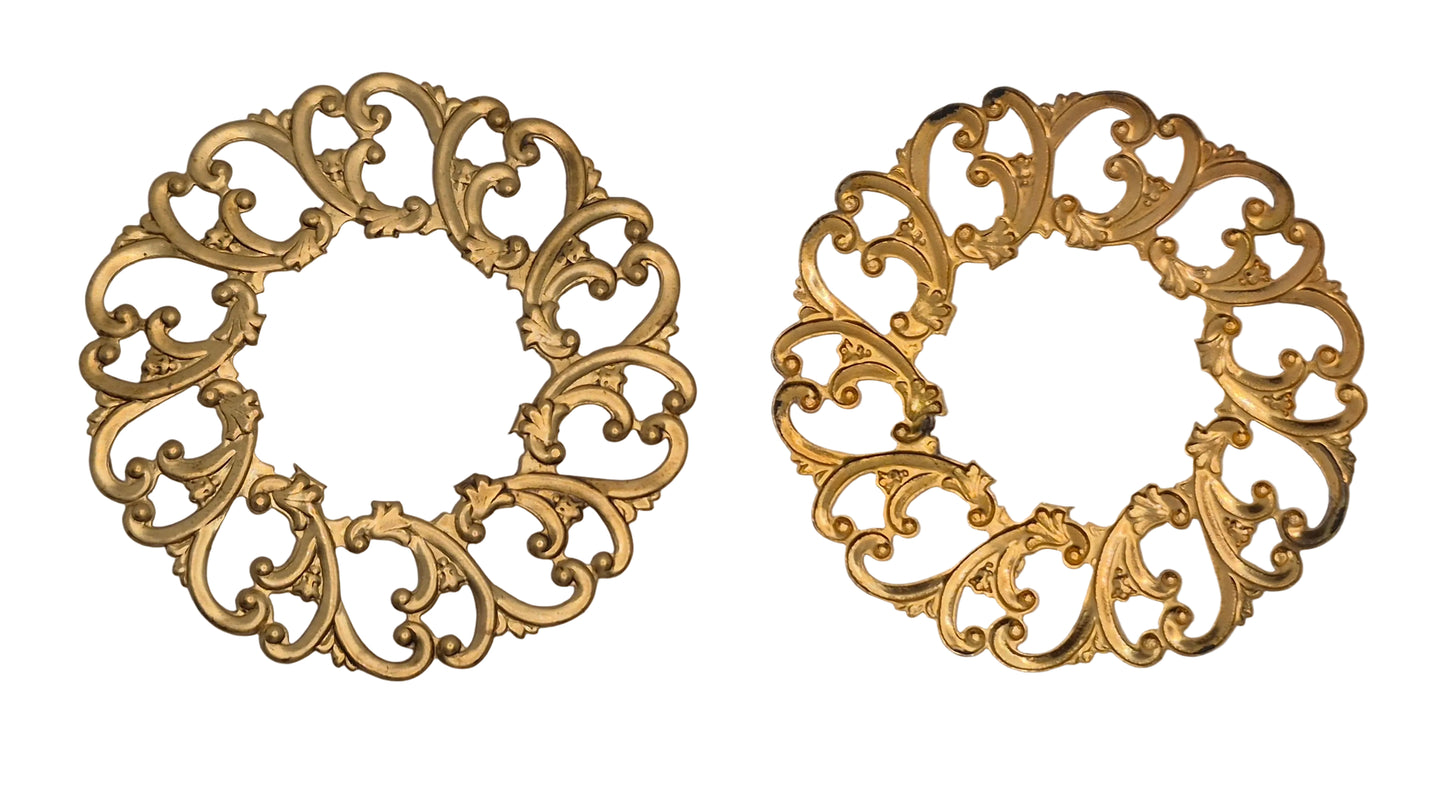Brass Filigree Ring
