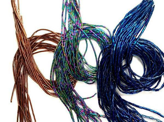 Metallic Hematite Heishi