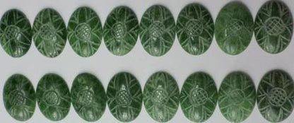 Nephrite Green Jade Cabochons
