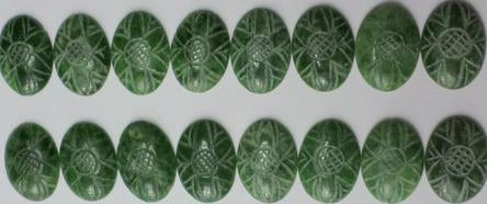 Nephrite Green Jade Cabochons