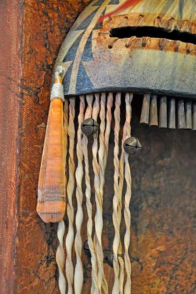 Lion's Paw Shell pendants with rope ends