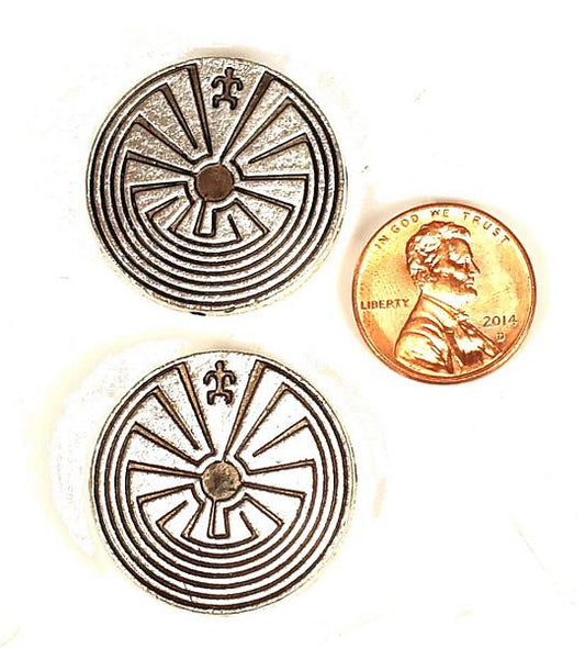 Man in the Maze disc beads
