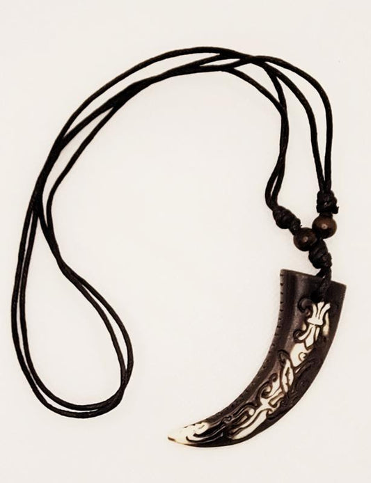 Resin Claw Pendant Necklace