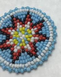 Beaded Native American Style Rosettes