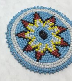 Beaded Native American Style Rosettes