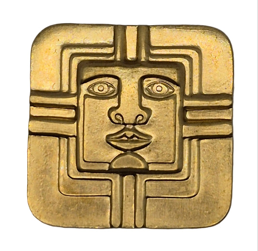 Brass Sun Face