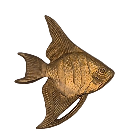 Brass 3 D Tropical Fish