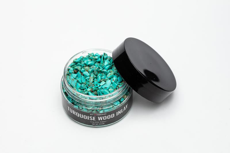 Chip Inlay Method Turquoise Turquoise Inlay Small Chips 2.5 oz – Arizona Gourds