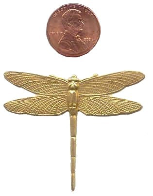 3-D Brass Dragonflies
