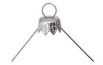 Ornament Cap and Wire Clip Silver